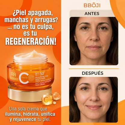 Crema anti arrugas + factor solar de 50 SPF